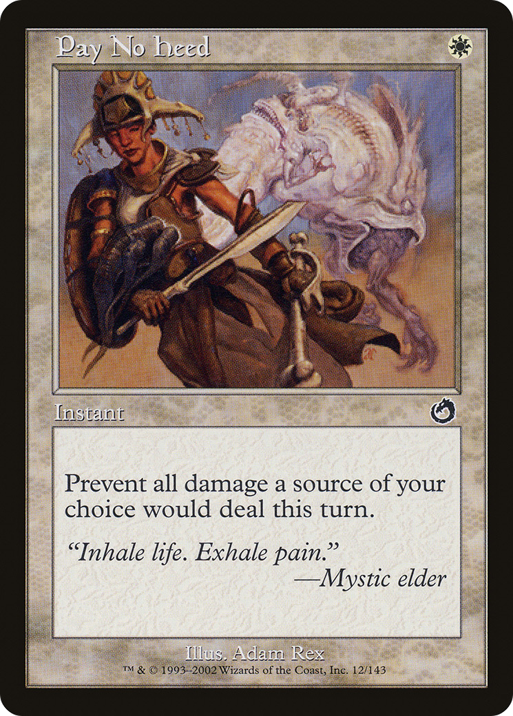 Pay No Heed (TOR-012) [Torment] MTG Single Wizards of the Coast
