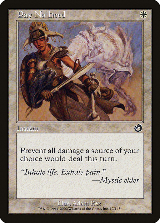 Pay No Heed (TOR-012) [Torment] MTG Single Wizards of the Coast