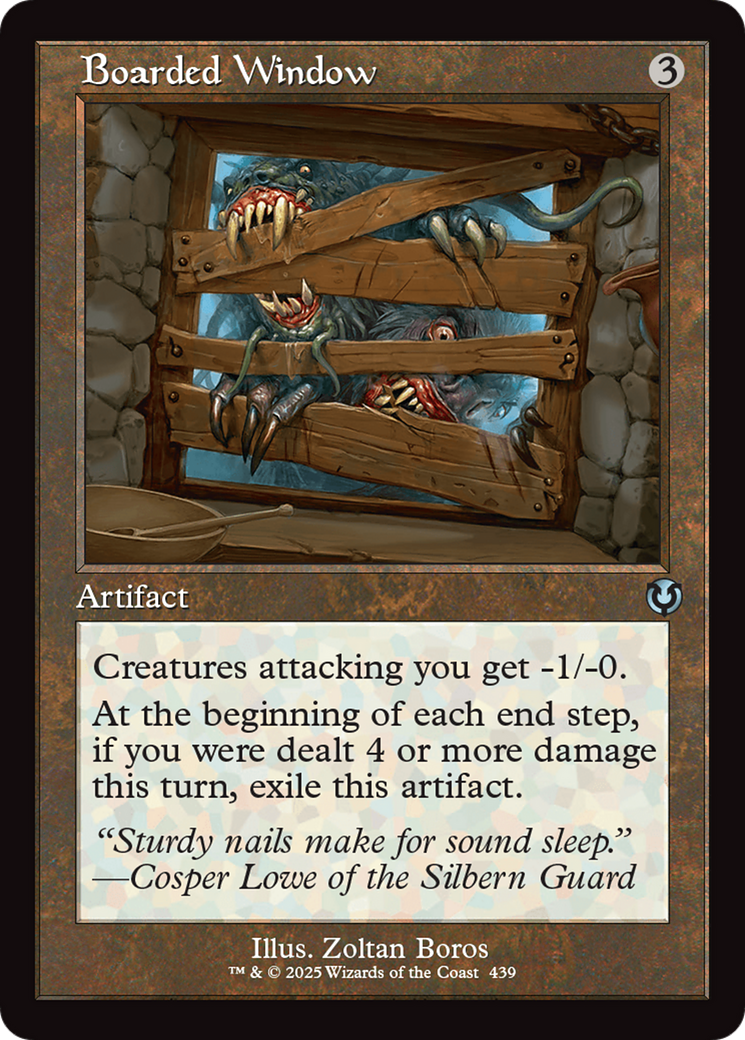 Boarded Window (INR-439) [Innistrad Remastered] Foil MTG Single Wizards of the Coast