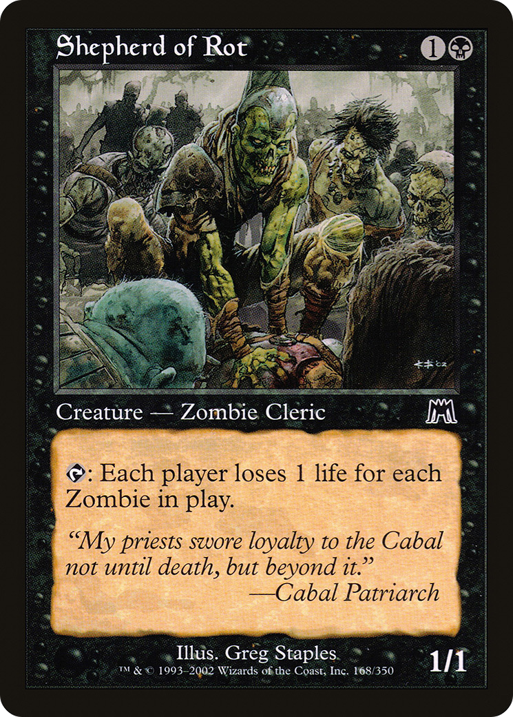 Shepherd of Rot (ONS-168) [Onslaught] Foil MTG Single Wizards of the Coast