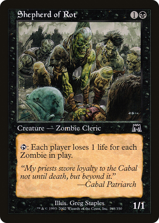 Shepherd of Rot (ONS-168) [Onslaught] MTG Single Wizards of the Coast