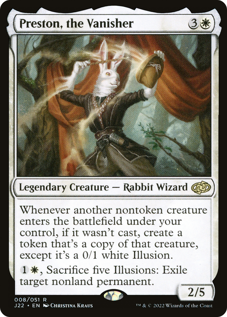 Preston, the Vanisher (J22-008) [Jumpstart 2022] MTG Single Wizards of the Coast