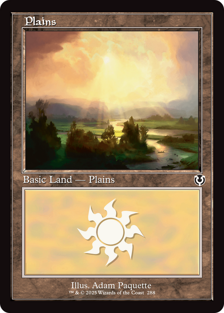 Plains (288) (INR-288) [Innistrad Remastered] Foil MTG Single Wizards of the Coast