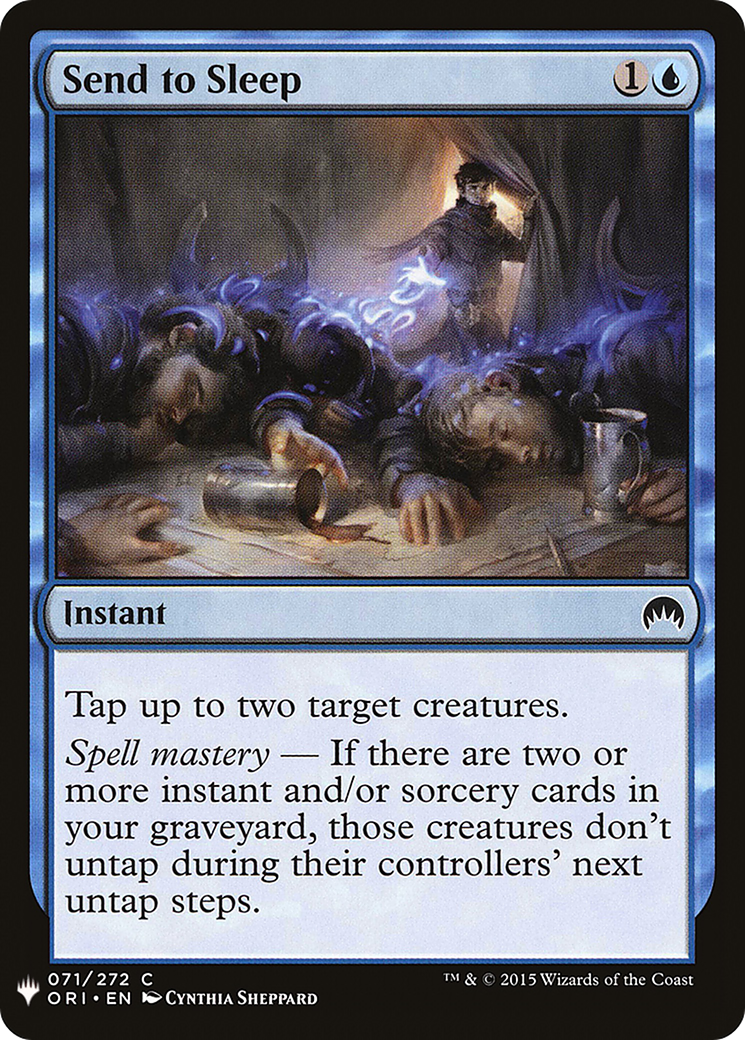 Send to Sleep (LIST-ORI-71) [Mystery Booster] The List MTG Single Wizards of the Coast