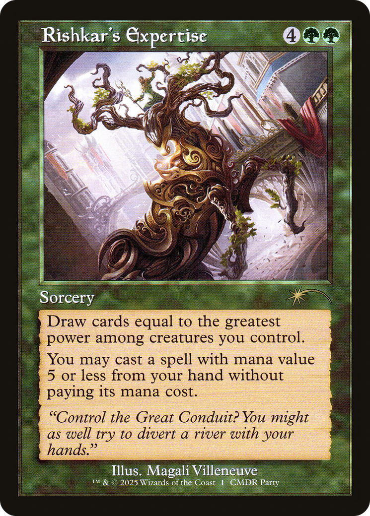 Rishkar's Expertise (WPN-001) [Misc] Wizards Play Network 2025 Foil MTG Single Wizards of the Coast
