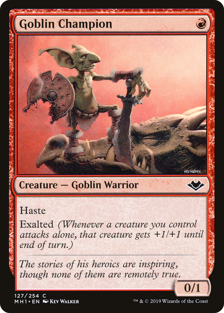 Goblin Champion (MH1-127) [Modern Horizons] MTG Single Modern Horizons