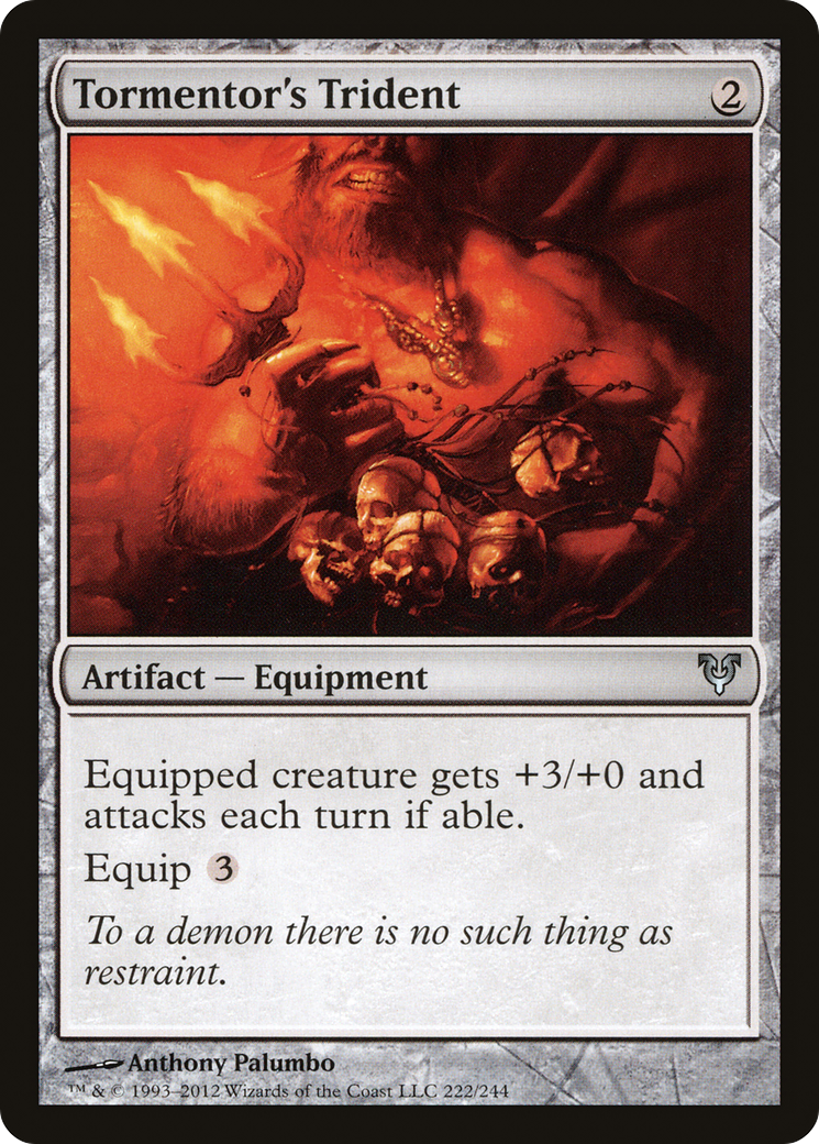 Tormentor's Trident (AVR-222) [Avacyn Restored] MTG Single Wizards of the Coast