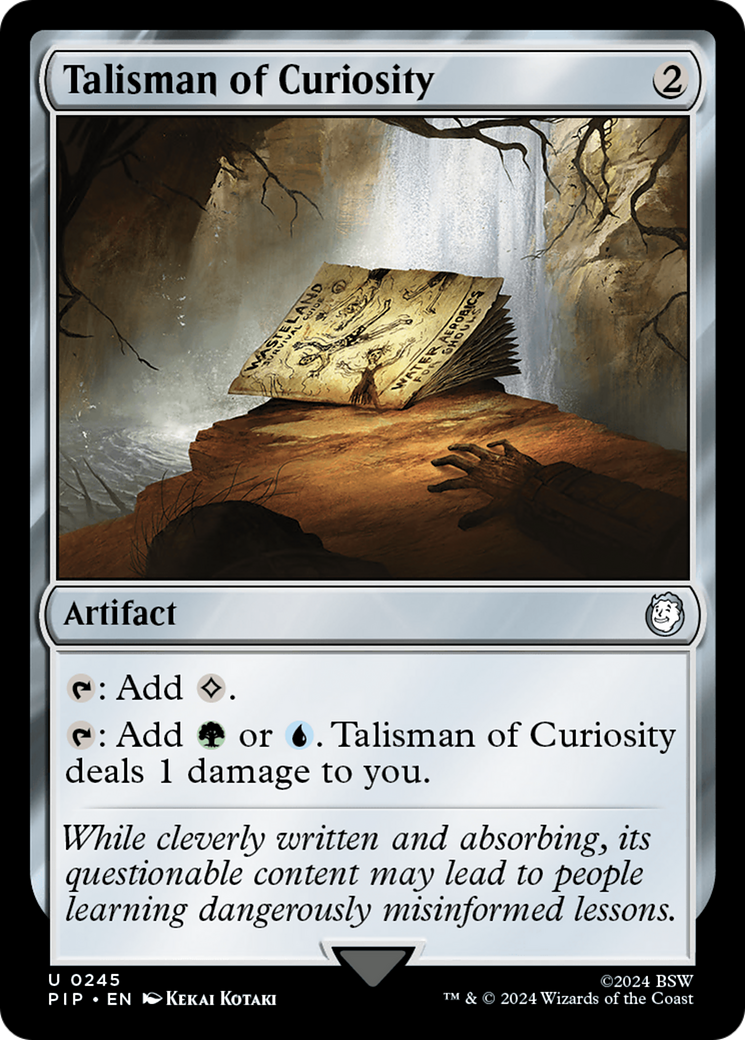 Talisman of Curiosity (PIP-245) [Fallout] Foil MTG Single Wizards of the Coast