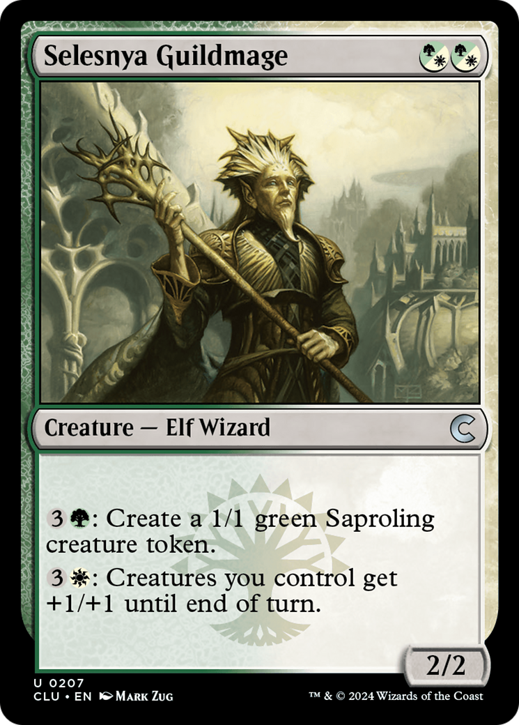 Selesnya Guildmage (CLU-207) [Ravnica: Clue Edition] MTG Single Wizards of the Coast