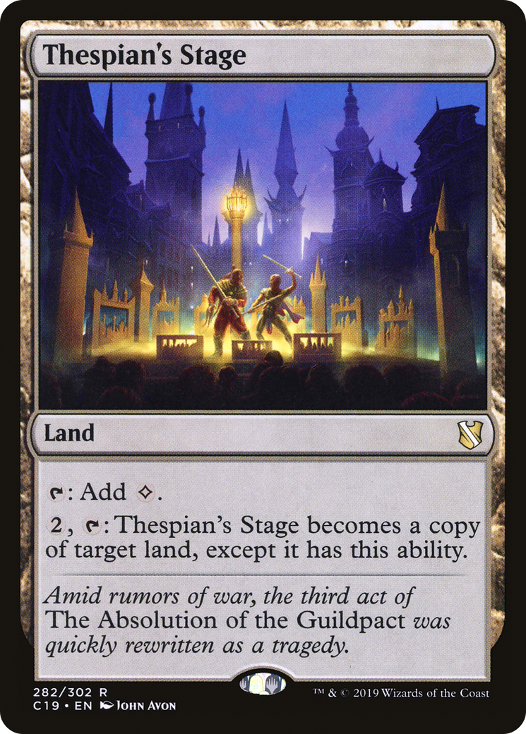 Thespian's Stage (C19-282) [Commander 2019] MTG Single Wizards of the Coast