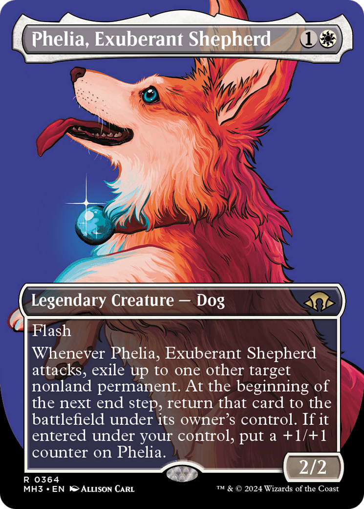 Phelia, Exuberant Shepherd (Borderless) [Modern Horizons 3] MTG Single Magic: The Gathering