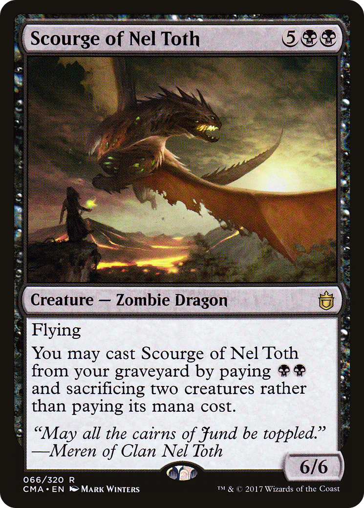 Scourge of Nel Toth (CMA-066) [Commander Anthology] MTG Single Wizards of the Coast