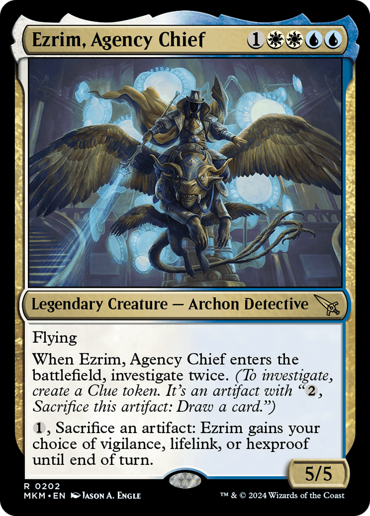 Ezrim, Agency Chief (MKM-202) [Murders at Karlov Manor] Foil MTG Single Wizards of the Coast