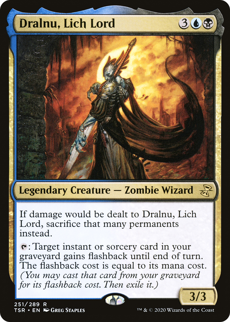 Dralnu, Lich Lord (TSR-251) [Time Spiral Remastered] MTG Single Wizards of the Coast