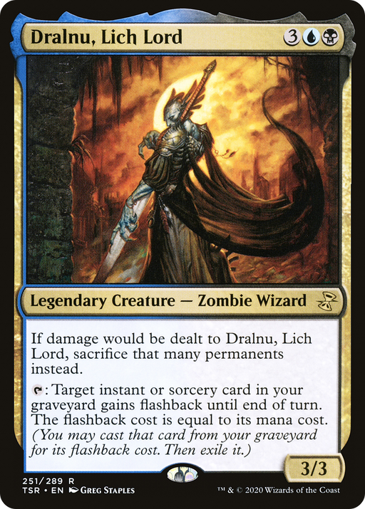 Dralnu, Lich Lord (TSR-251) [Time Spiral Remastered] MTG Single Wizards of the Coast