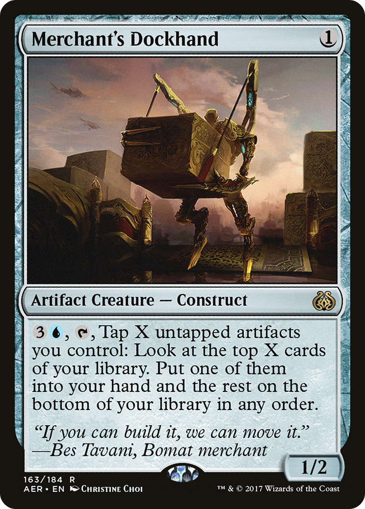 Merchant's Dockhand (AER-163) [Aether Revolt] Foil MTG Single Wizards of the Coast