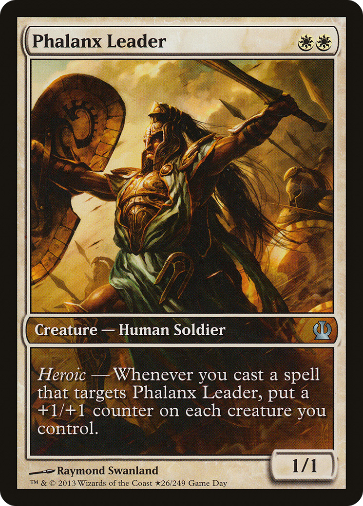 Phalanx Leader (GAME-026) [Theros Promos] MTG Single Wizards of the Coast