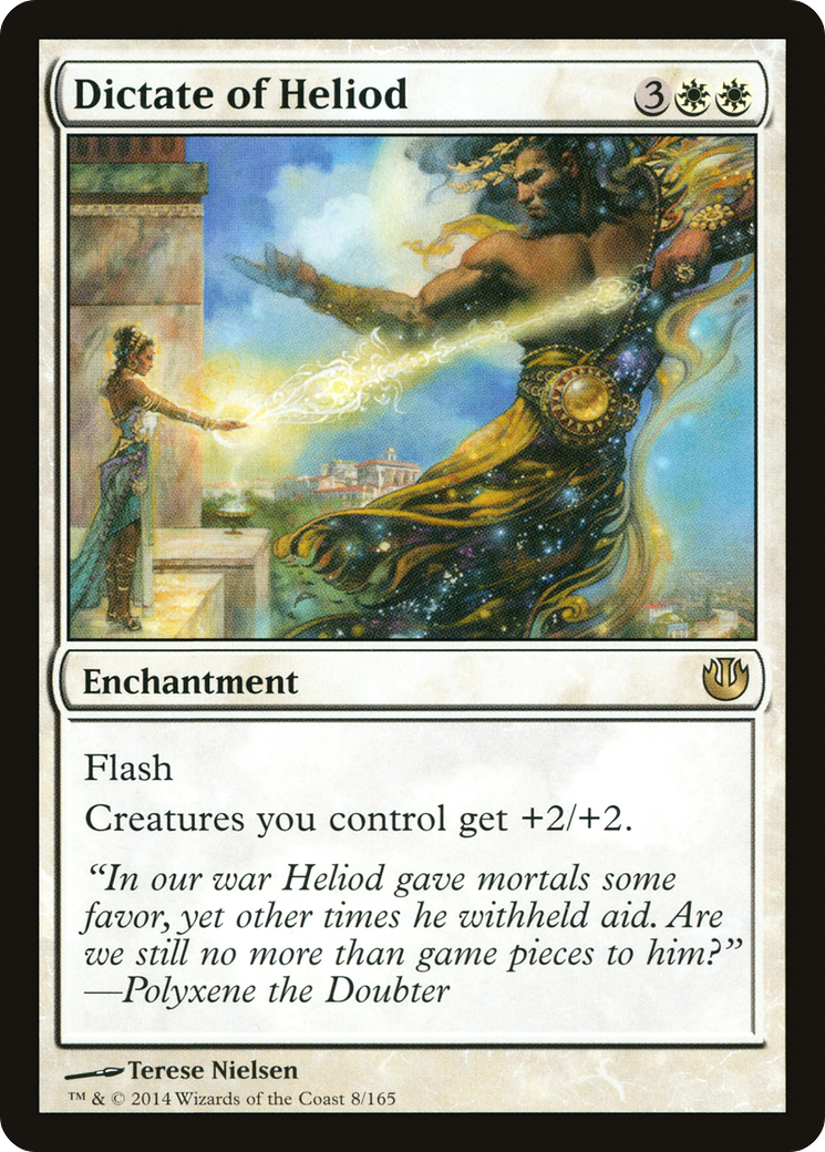 Dictate of Heliod (JOU-008) [Journey into Nyx] MTG Single Wizards of the Coast