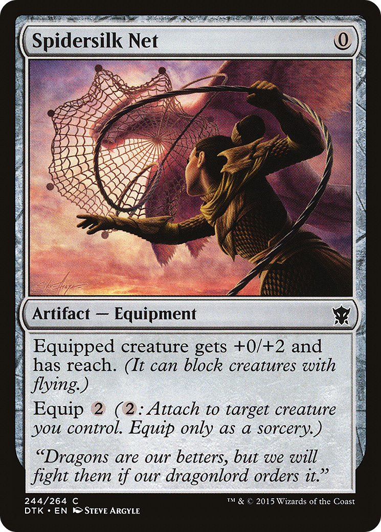 Spidersilk Net (DTK-244) [Dragons of Tarkir] MTG Single Wizards of the Coast