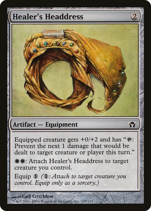 Healer's Headdress (5DN-129) [Fifth Dawn] MTG Single Wizards of the Coast