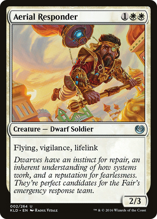Aerial Responder (KLD-002) [Kaladesh] Foil MTG Single Wizards of the Coast