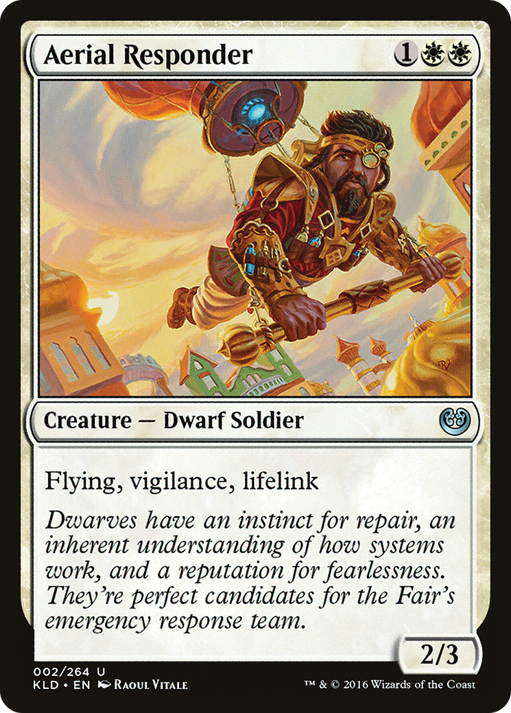 Aerial Responder (KLD-002) [Kaladesh] MTG Single Wizards of the Coast