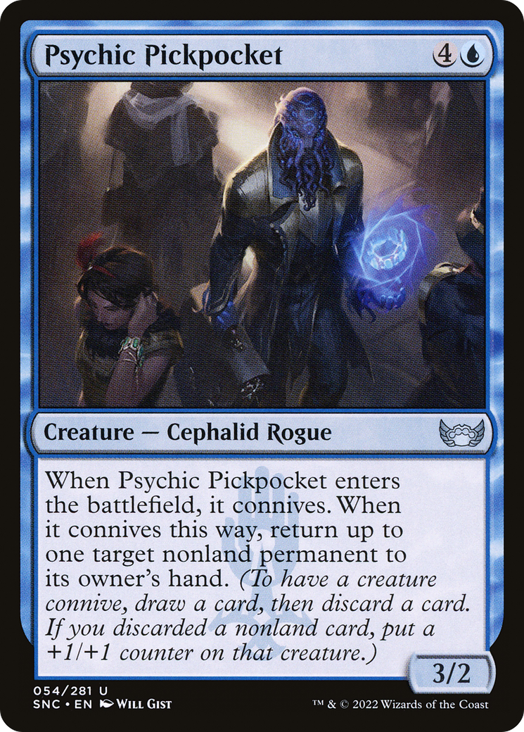 Psychic Pickpocket (SNC-054) [Streets of New Capenna] Foil MTG Single Wizards of the Coast