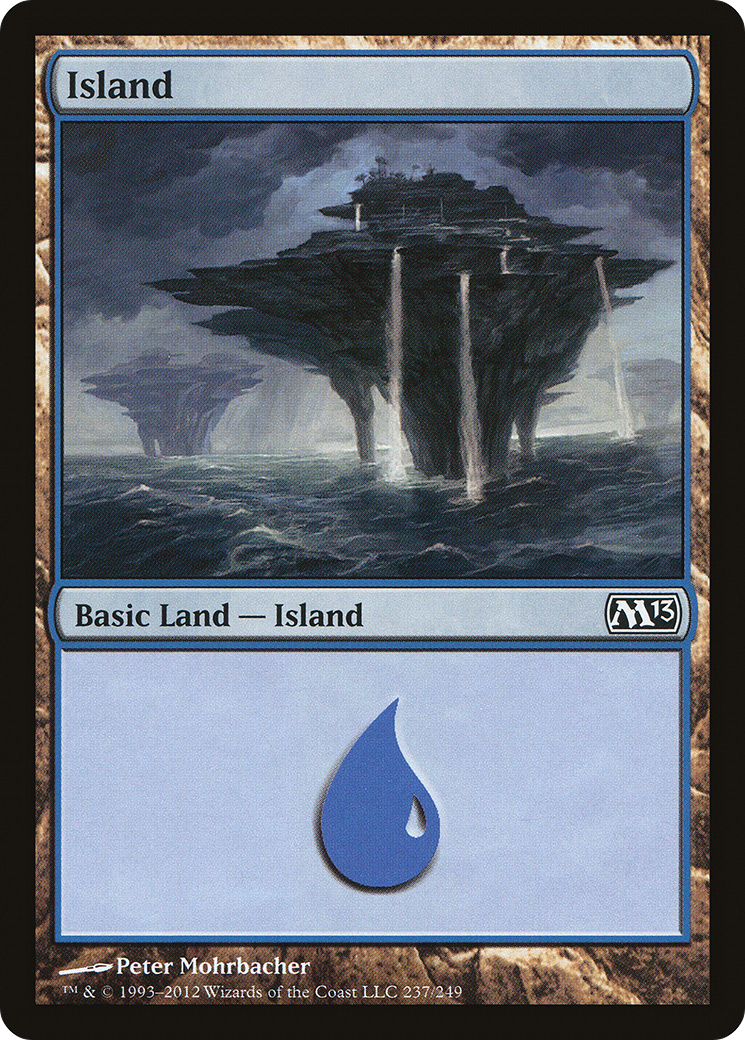 Island (M13-237) [Magic 2013] Foil MTG Single Wizards of the Coast
