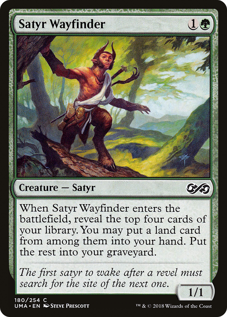 Satyr Wayfinder (UMA-180) [Ultimate Masters] MTG Single Wizards of the Coast