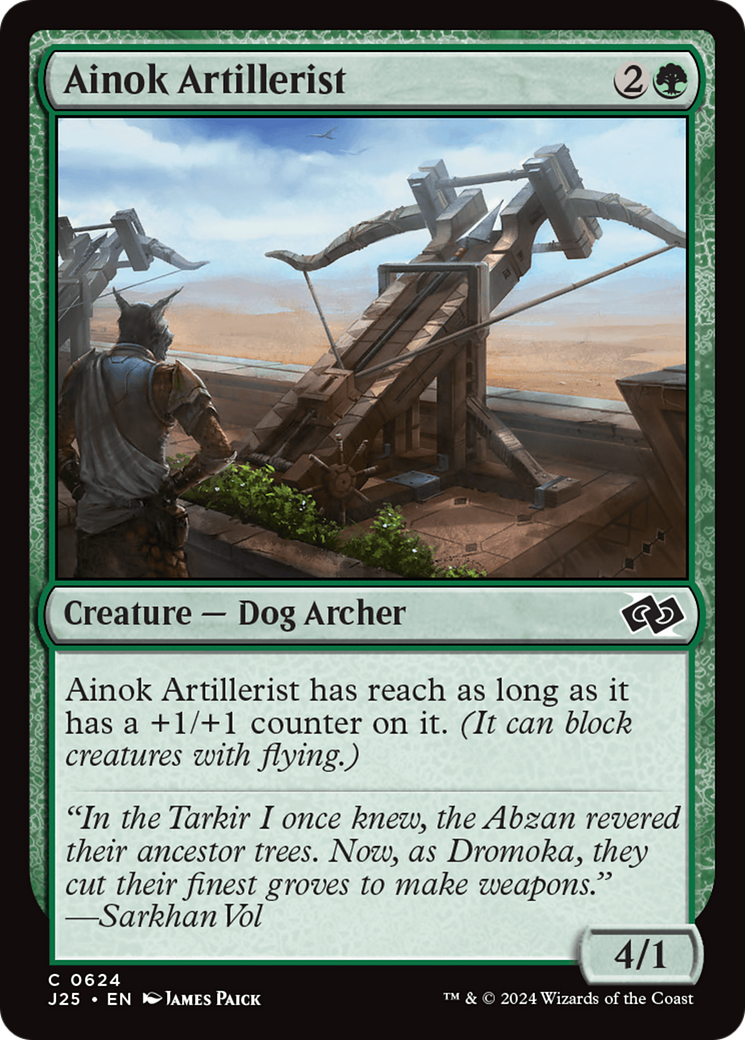 Ainok Artillerist (J25-624) [Foundations Jumpstart] MTG Single Wizards of the Coast