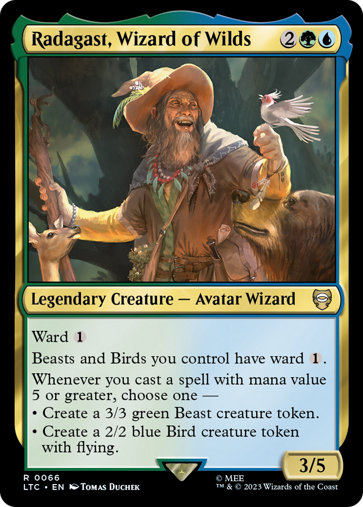 Radagast, Wizard of Wilds (LTC-066) [Tales of Middle-earth Commander] MTG Single Wizards of the Coast