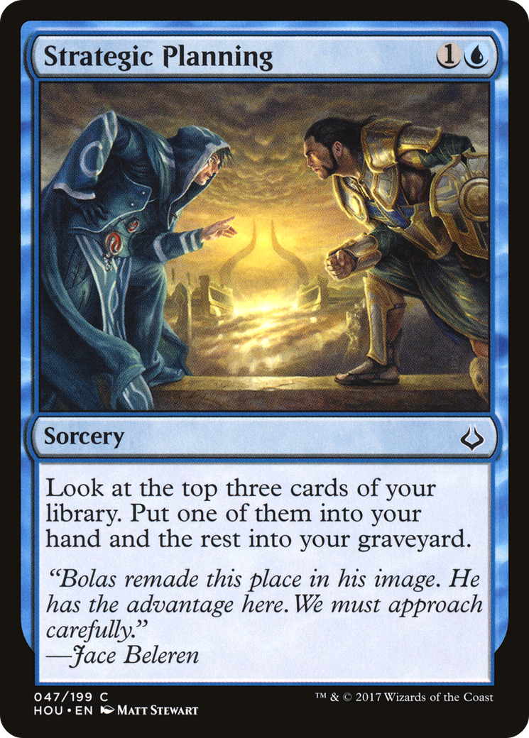 Strategic Planning (HOU-047) [Hour of Devastation] MTG Single Wizards of the Coast