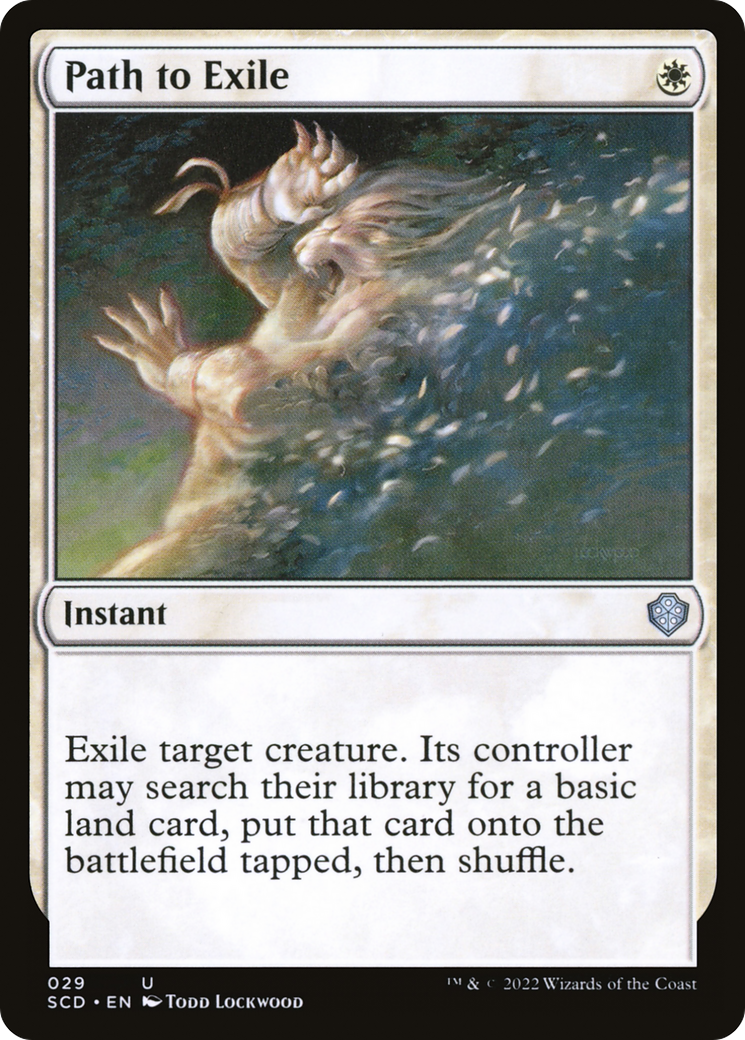 Path to Exile (SCD-029) [Starter Commander Decks] MTG Single Wizards of the Coast