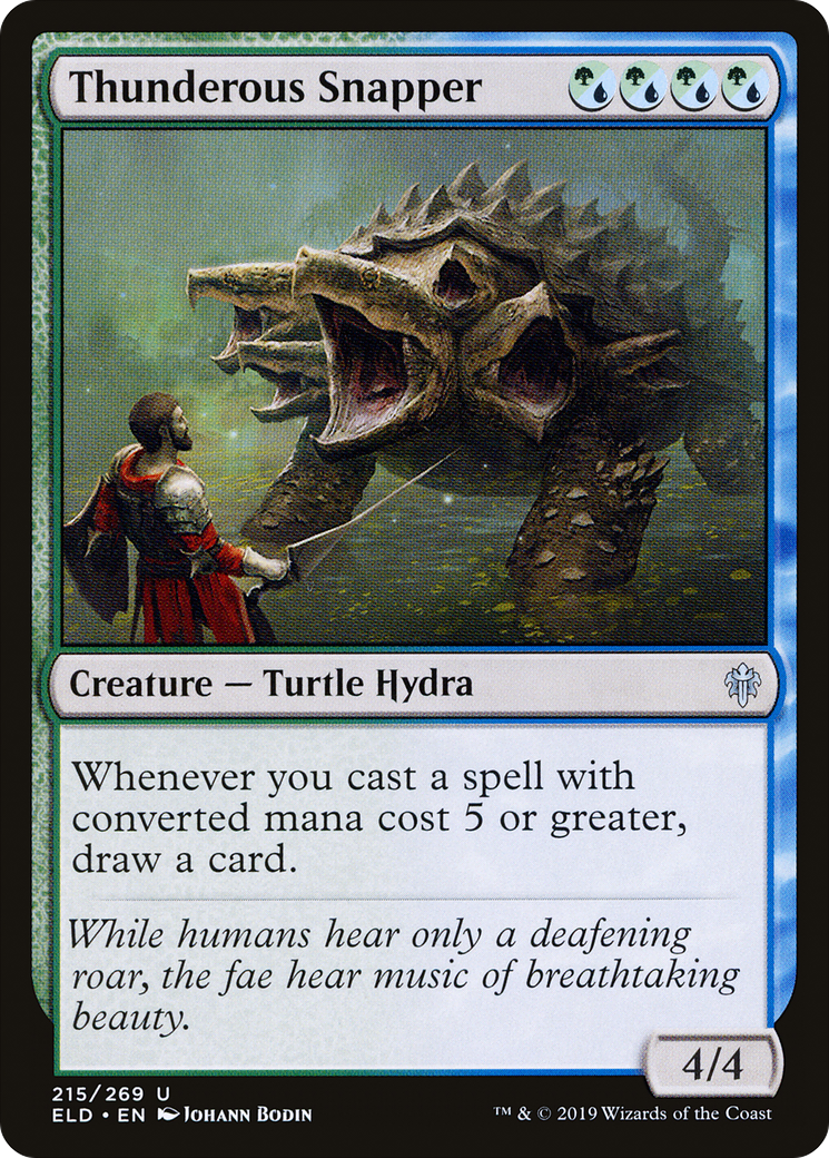 Thunderous Snapper (ELD-215) [Throne of Eldraine] Foil MTG Single Wizards of the Coast