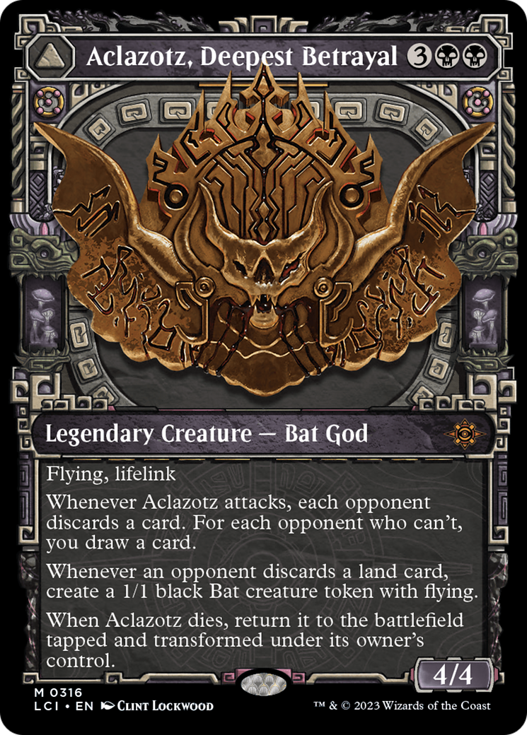 Aclazotz, Deepest Betrayal (LCI-316) [The Lost Caverns of Ixalan] (Showcase) MTG Single Wizards of the Coast
