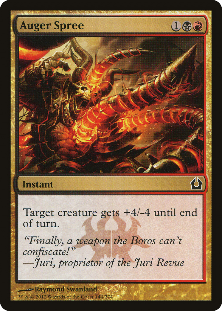 Auger Spree (RTR-144) [Return to Ravnica] Foil MTG Single Wizards of the Coast