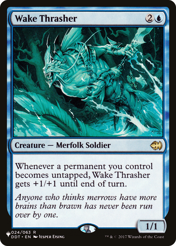 Wake Thrasher (LIST-DDT-24) [Mystery Booster] The List MTG Single Wizards of the Coast