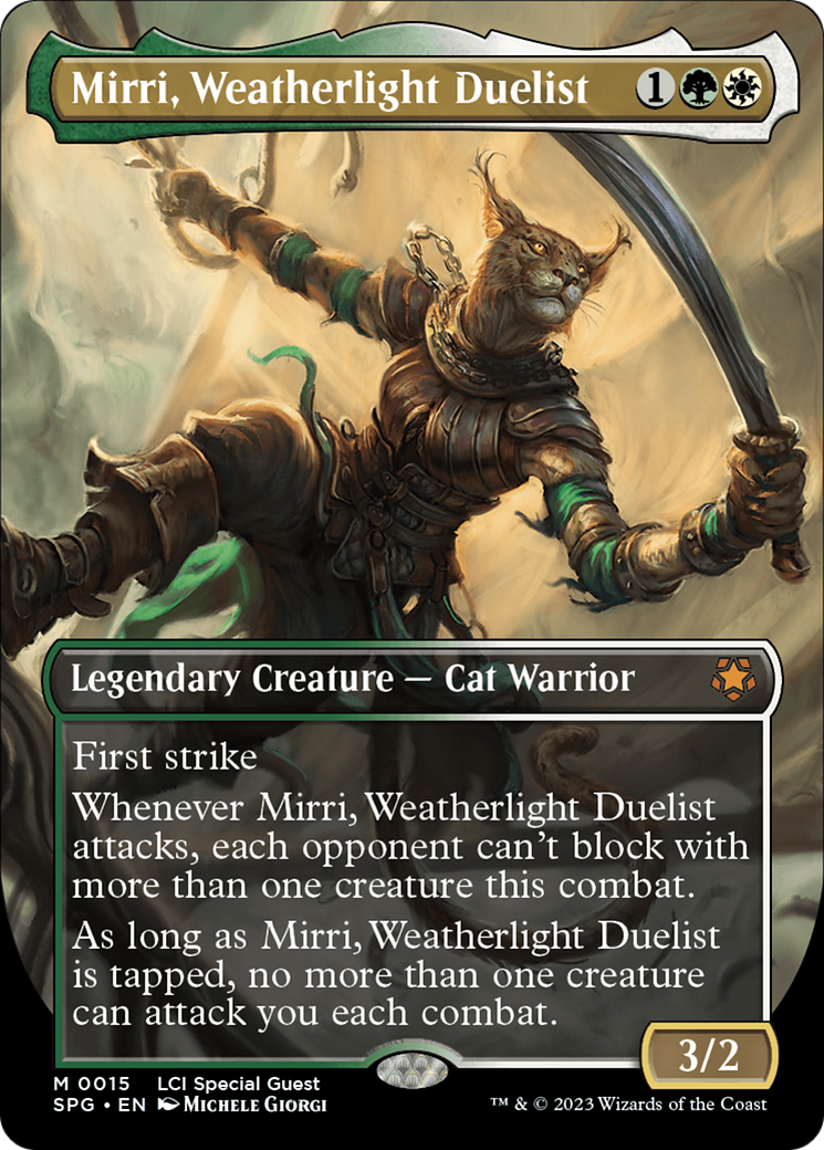 Mirri, Weatherlight Duelist (SPG-015) [Special Guests] (Borderless) MTG Single Wizards of the Coast