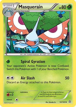 Masquerain (/160) [XY: Primal Clash] Pokemon Single Pokémon