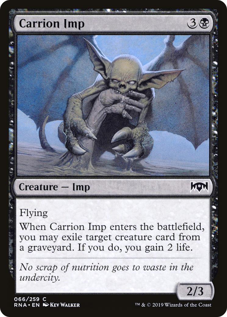 Carrion Imp (RNA-066) [Ravnica Allegiance] MTG Single Wizards of the Coast