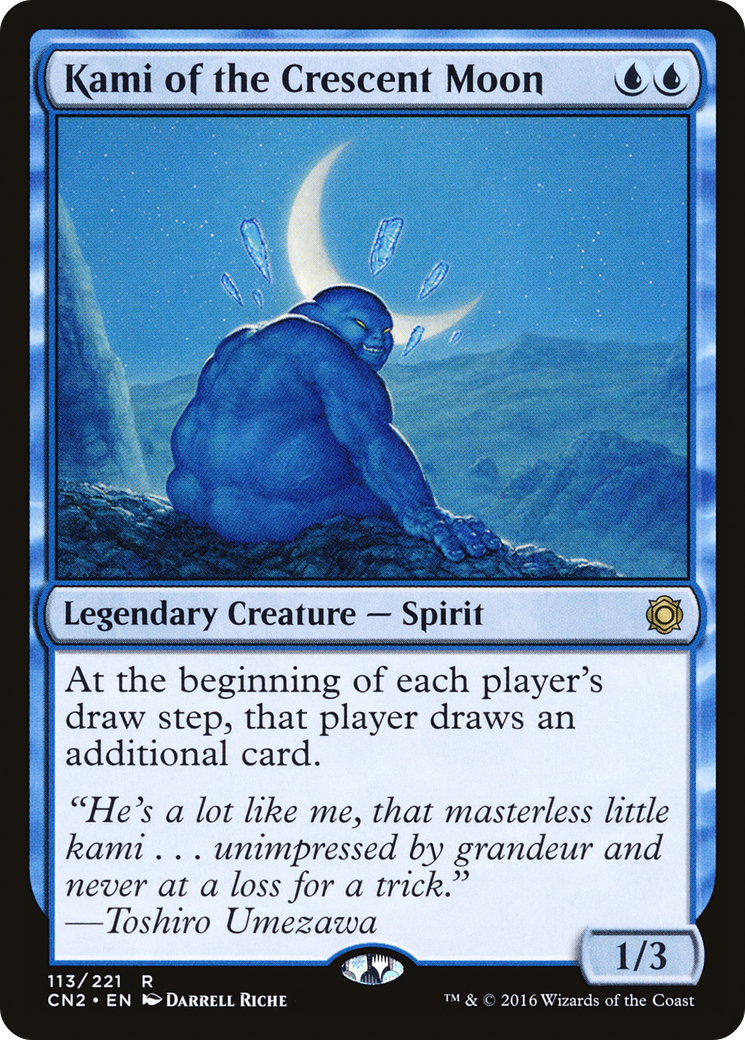 Kami of the Crescent Moon (CN2-113) [Conspiracy: Take the Crown] MTG Single Wizards of the Coast