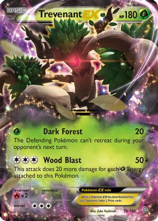 Trevenant EX (19/160) Holofoil [XY: Primal Clash] Pokemon Single Pokémon
