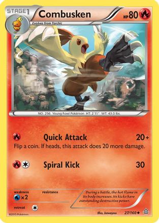 Combusken (/160) [XY: Primal Clash] Pokemon Single Pokémon