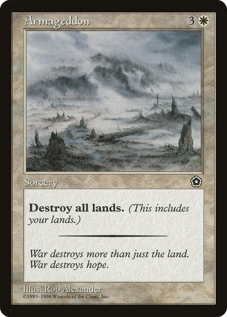 Armageddon (P02-) [Misc] Portal Second Age MTG Single Wizards of the Coast