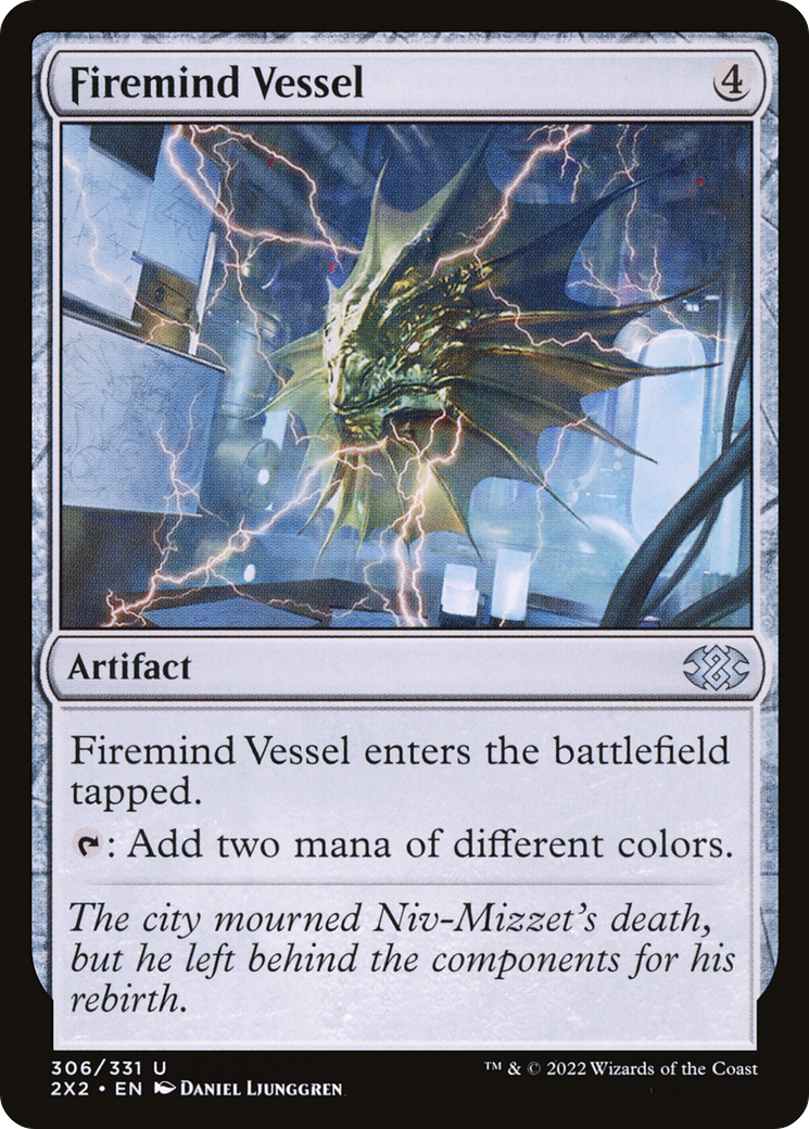 Firemind Vessel (2X2-306) [Double Masters 2022] Foil MTG Single Wizards of the Coast