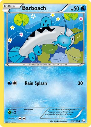 Barboach (/160) Reverse Holofoil [XY: Primal Clash] Pokemon Single Pokémon