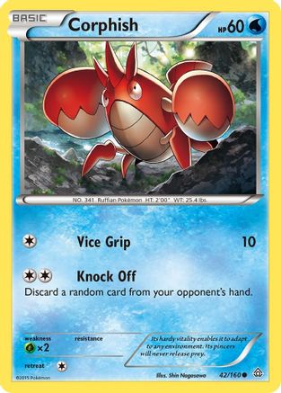 Corphish (/160) [XY: Primal Clash] Pokemon Single Pokémon