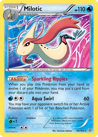 Milotic (44/160) Holofoil [XY: Primal Clash] Pokemon Single Pokémon