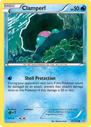 Clamperl (/160) Reverse Holofoil [XY: Primal Clash] Pokemon Single Pokémon