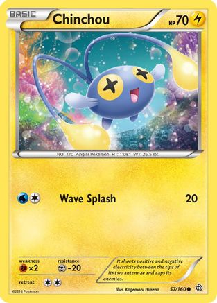 Chinchou (/160) [XY: Primal Clash] Pokemon Single Pokémon